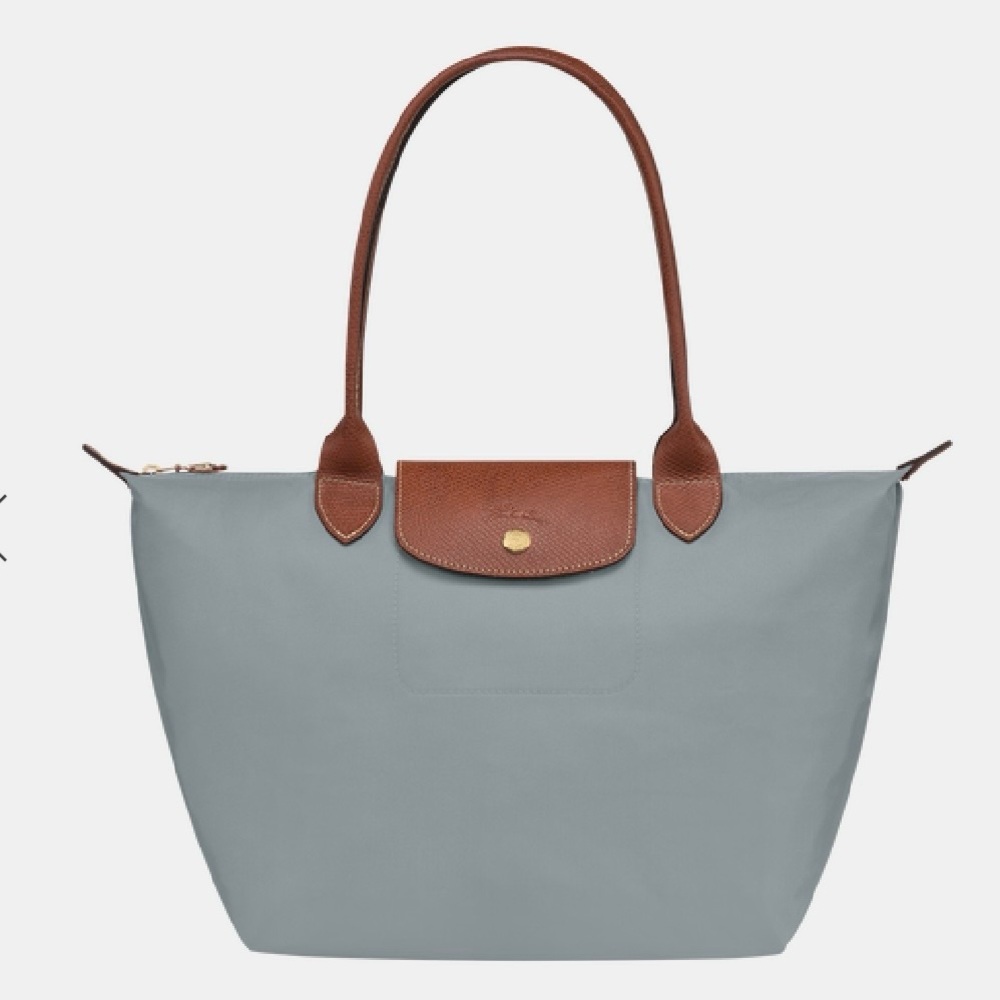 ➡️Longchamp LE PLIAGE Medium Steel  Tote Bag